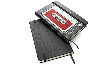 モレスキン(MOLESKINE)、カセットをモチーフにした限定版ノートブックを発表