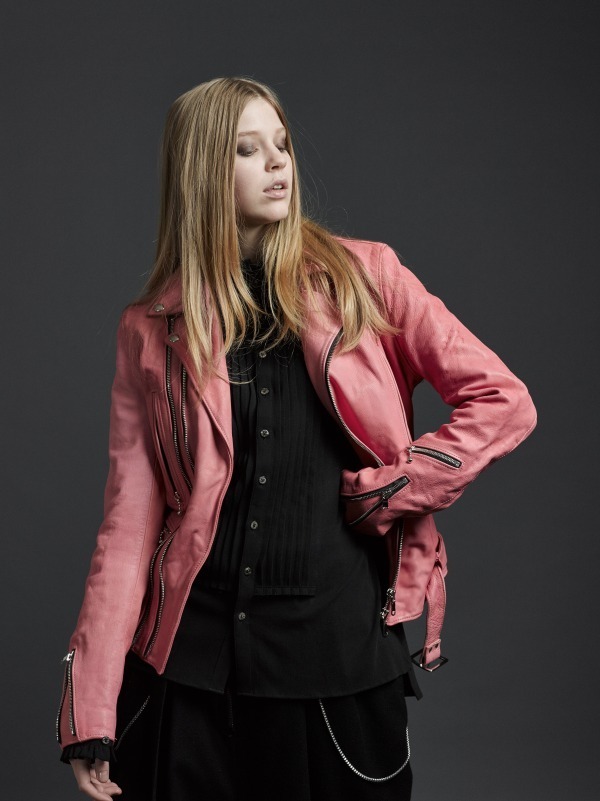 レディース・ピンクのライダースジャケットを使ったコーディネート - ファッションプレス
