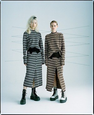 アカネ ウツノミヤ 2019年秋冬 ウィメンズ コレクション、色気と気品の香るパンクファッション｜写真7