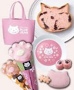 “ねこ型の食パン”さくら風味の「sakura(あんこ)」大阪で限定発売、猫スイーツ入りセットも｜写真1