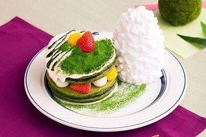 エッグスンシングス限定 宇治抹茶のティラミスパンケーキ 甘いマスカルポーネクリームをたっぷり ファッションプレス