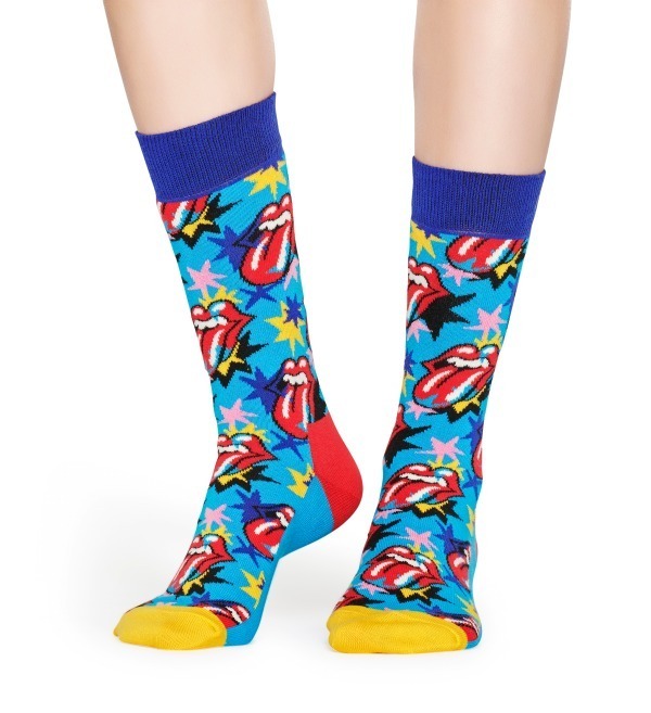 【未開封・送料無料】HappySocks×Rolling Stones 靴下6P