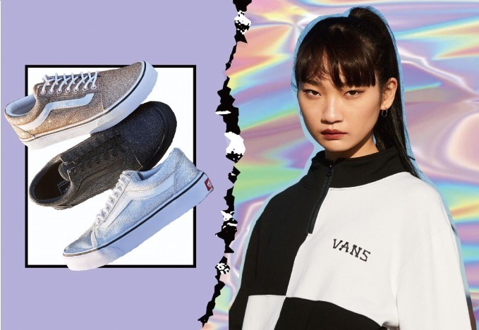 VANS“キラキラ”グリッターカラーの「オールドスクール」ウィメンズ新スニーカー | 写真