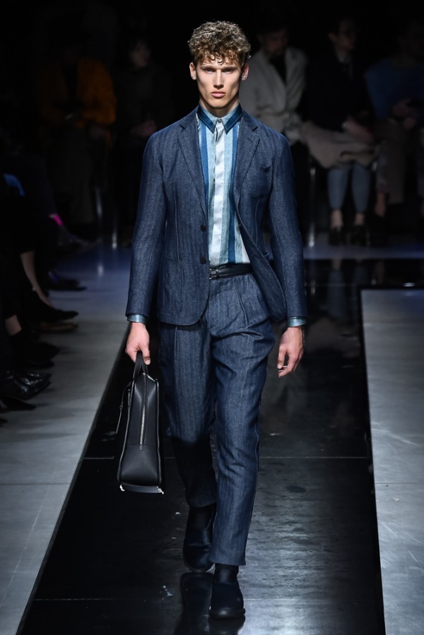 ジョルジオ アルマーニ(Giorgio Armani) 2019-20年秋冬メンズコレクション  - 写真43