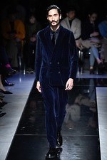 ジョルジオ アルマーニ 2019年秋冬メンズコレクション - ブルーに学ぶダンディズム｜写真11