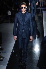 ジョルジオ アルマーニ 2019年秋冬メンズコレクション - ブルーに学ぶダンディズム｜写真42