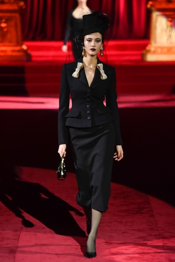 ドルチェ＆ガッバーナ(DOLCE&GABBANA) 2019-20年秋冬ウィメンズコレクション シルエット - 写真109