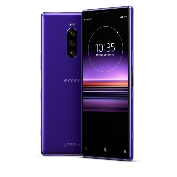 Sony Xperia トリプルカメラ パープル ソニーより「Xperia 1」世界初・瞳AF搭載のトリプルレンズカメラ