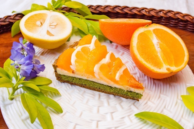 キル フェ ボン(Qu'il fait bon) 柑橘と抹茶マドレーヌのタルト｜写真3