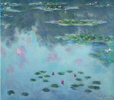 クロード・モネ《睡蓮》1906年 油彩/カンヴァス 吉野石膏コレクション