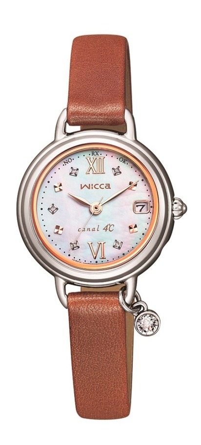 ウィッカ×カナル4°C、文字板にダイヤモンド5石をあしらったコラボ腕時計｜写真6