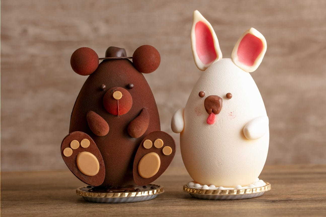 ヒルトン東京のイースターチョコレート、卵から顔を出すヒヨコ＆新作のクマやピッグも登場｜写真2