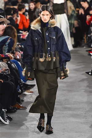 sacai 2019年秋冬コレクション - 寒い季節の味方、プレイフルなボリュームアウター｜写真35