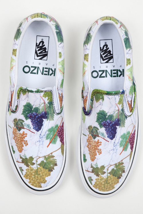 KENZO×VANSのコラボ第3弾は、マーブルとグレーププリントのオーセンティックとスリッポン｜写真7