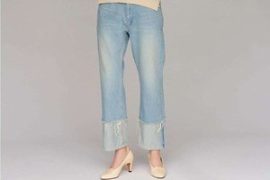 サージ19年春夏デニムパンツ、リメイク風テーパードやオールドブルーのボーイフレンド