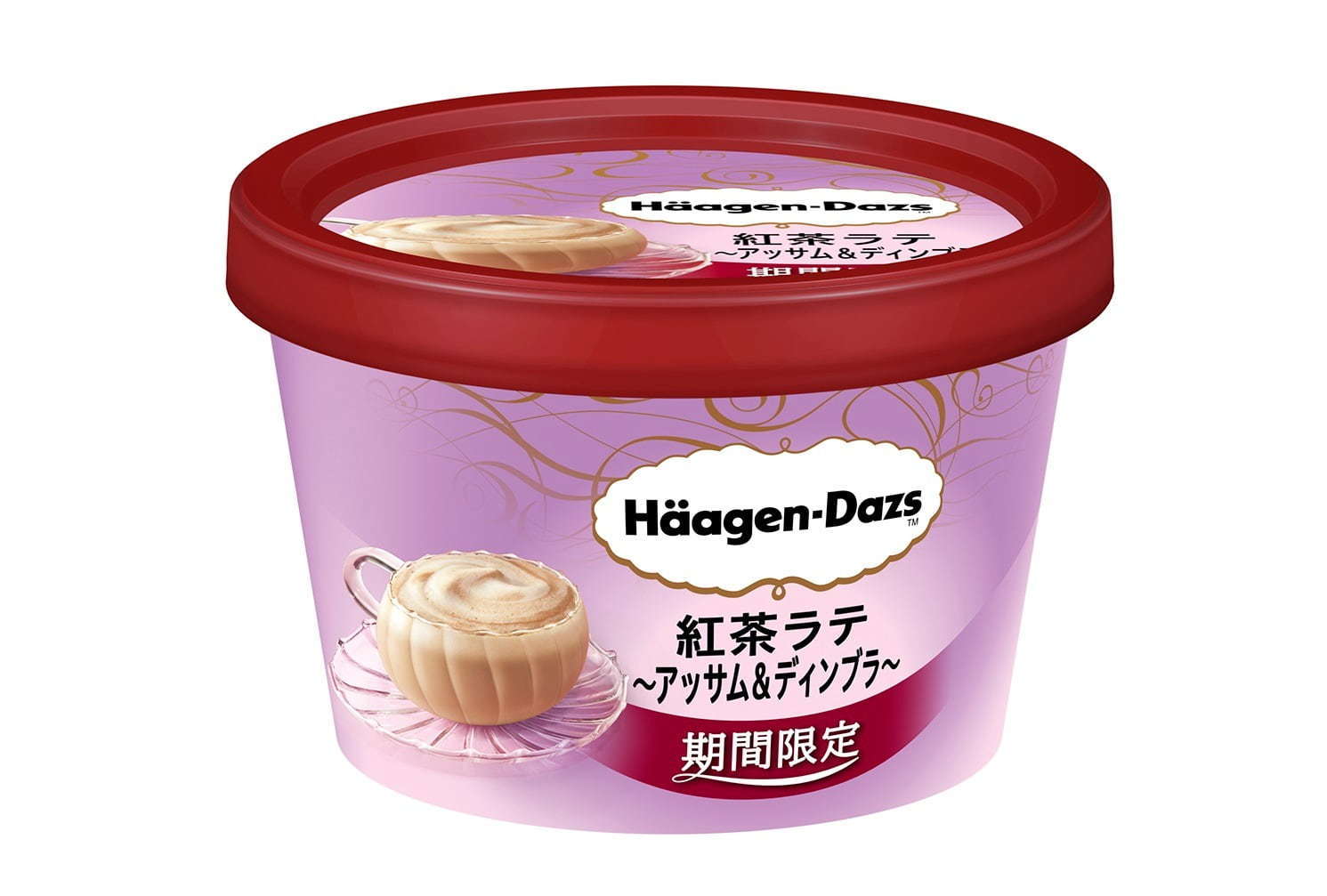 ハーゲンダッツ限定ミニカップ「紅茶ラテ～アッサム＆ディンブラ～」華やかに香る2種の茶葉 | 写真