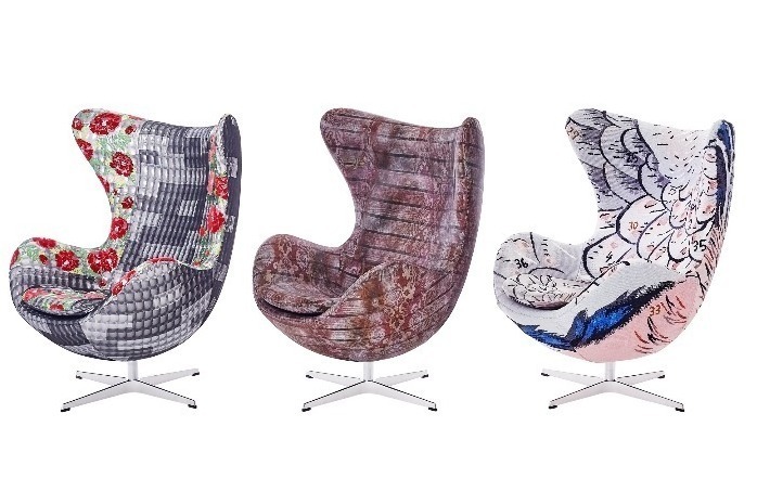 フリッツ・ハンセン青山本店、タロウ ホリウチ・ダブレット・アキコアオキとのコラボチェアを展示