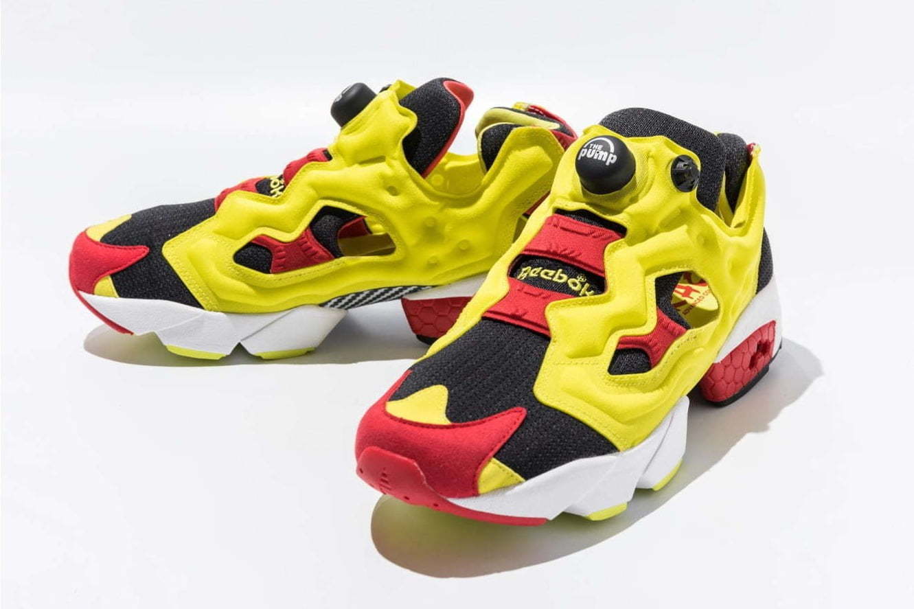 Reebok リーボック スニーカー EF3014  INSTAPUMP FURY PROTO 94 1994足限定 リーボック インスタポンプフューリー プロト 94 スニーカー イエロー系 レッド系 28.5cm【新古品】【未使用】