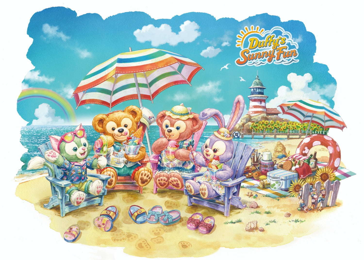 ディズニーシー ダッフィー フレンズが主役の夏限定プログラム ダッフィーのサニーファン 開催 ファッションプレス