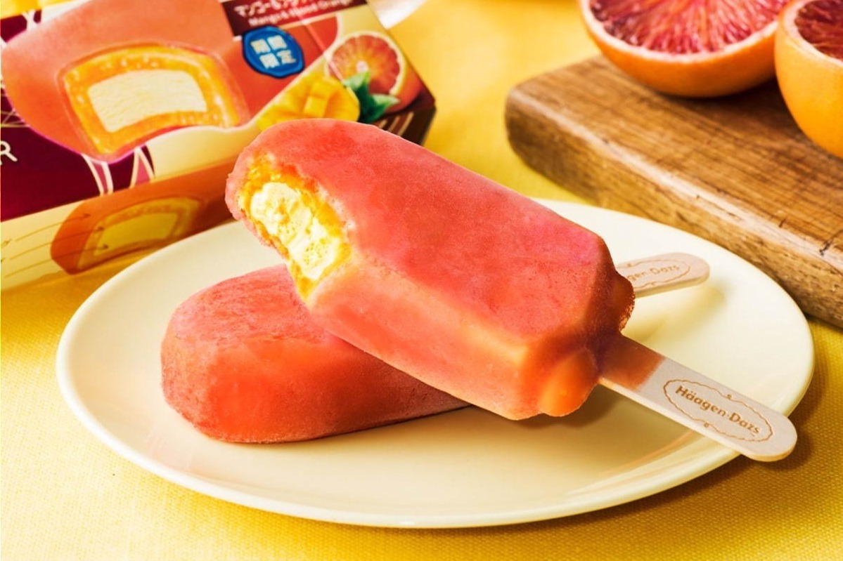 ハーゲンダッツの新ジューシーバー「マンゴー＆ブラッドオレンジ」夏を感じるマンゴーアイスクリーム