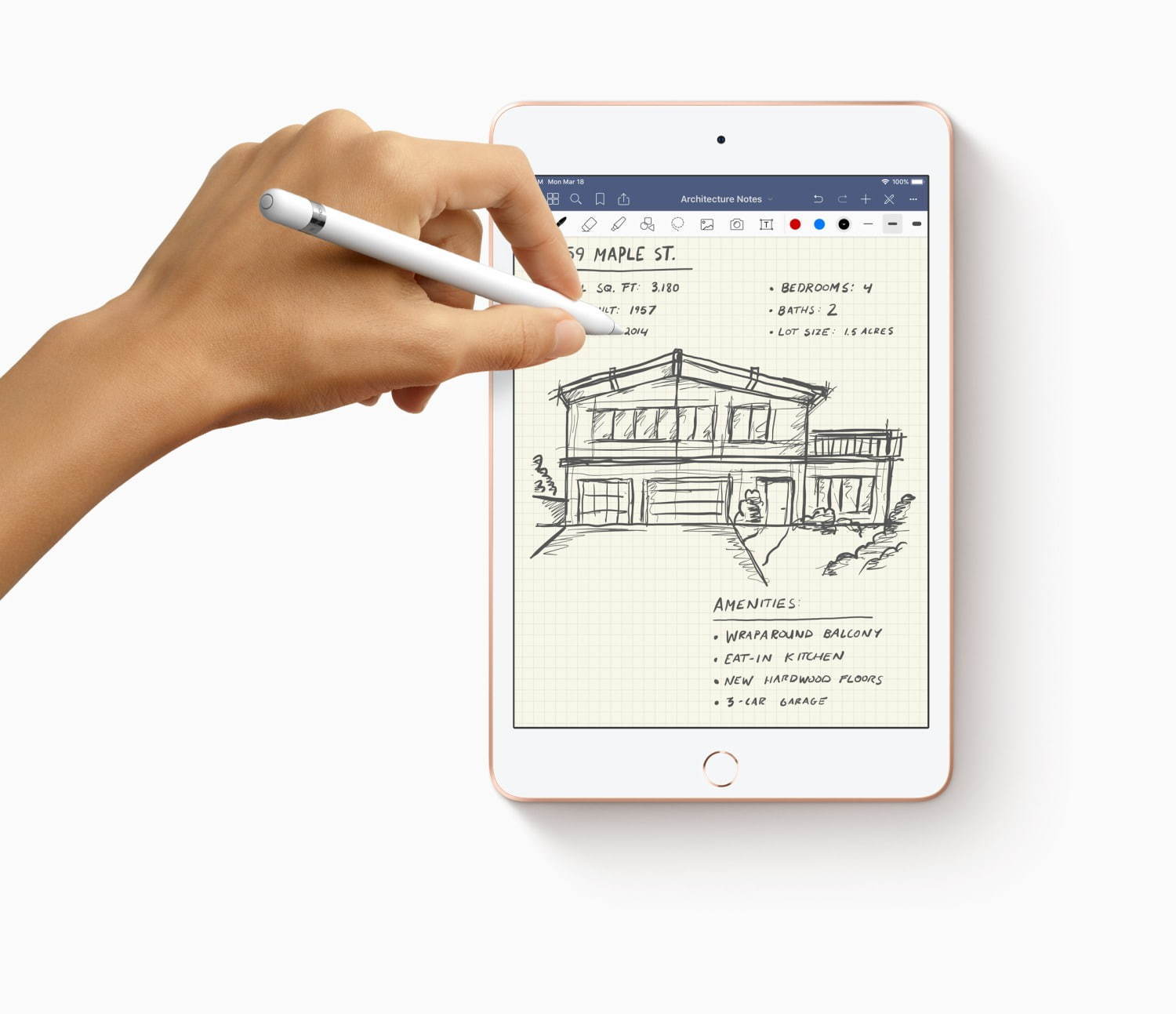 アップル新型「iPad Air」「iPad mini」Apple Pencilに対応