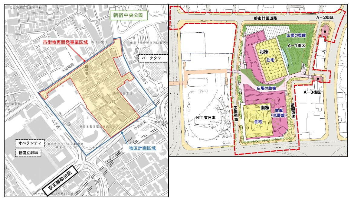 西新宿三丁目エリアに商業施設＆日本最大規模の高層マンションが誕生、2029年に｜写真7