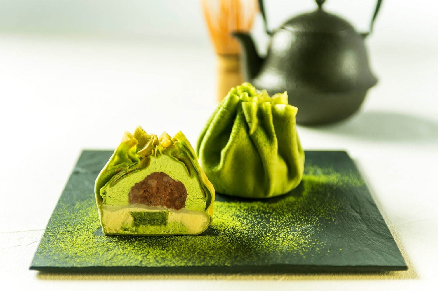 伊藤園の抹茶を使った限定スイーツ＆パンなど30種以上、横浜髙島屋に - ホイップメロンパンやチョコ | 写真