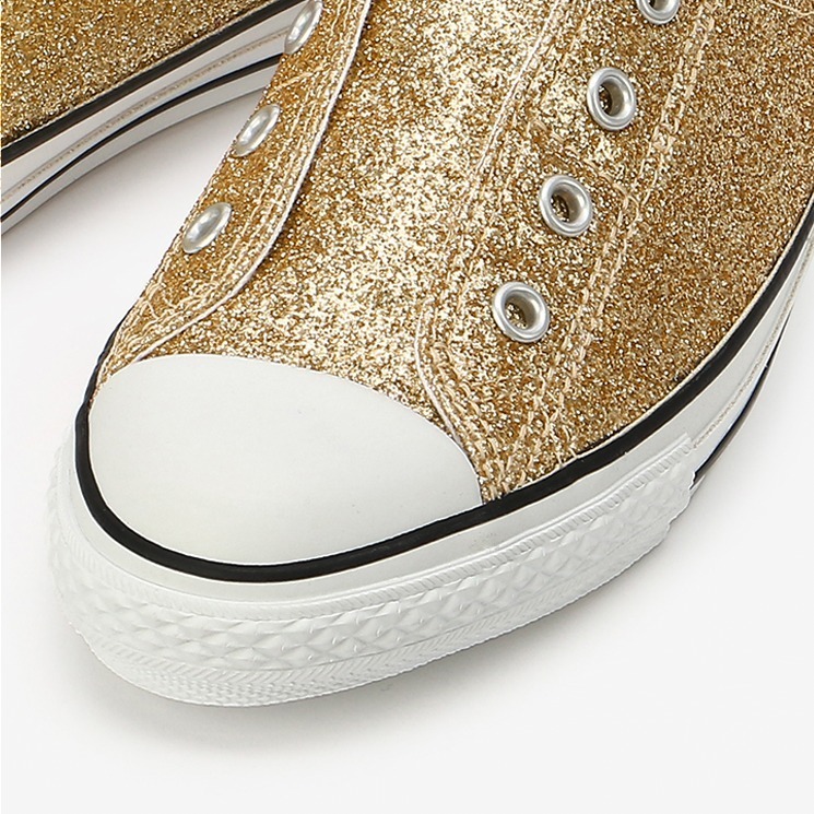 コンバース“リボン風”太幅シューレースのレディーススニーカー＆ミュールタイプのグリッタースニーカー｜写真30