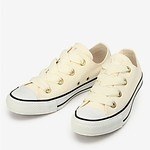 コンバース“リボン風”太幅シューレースのレディーススニーカー＆ミュールタイプのグリッタースニーカー｜写真15