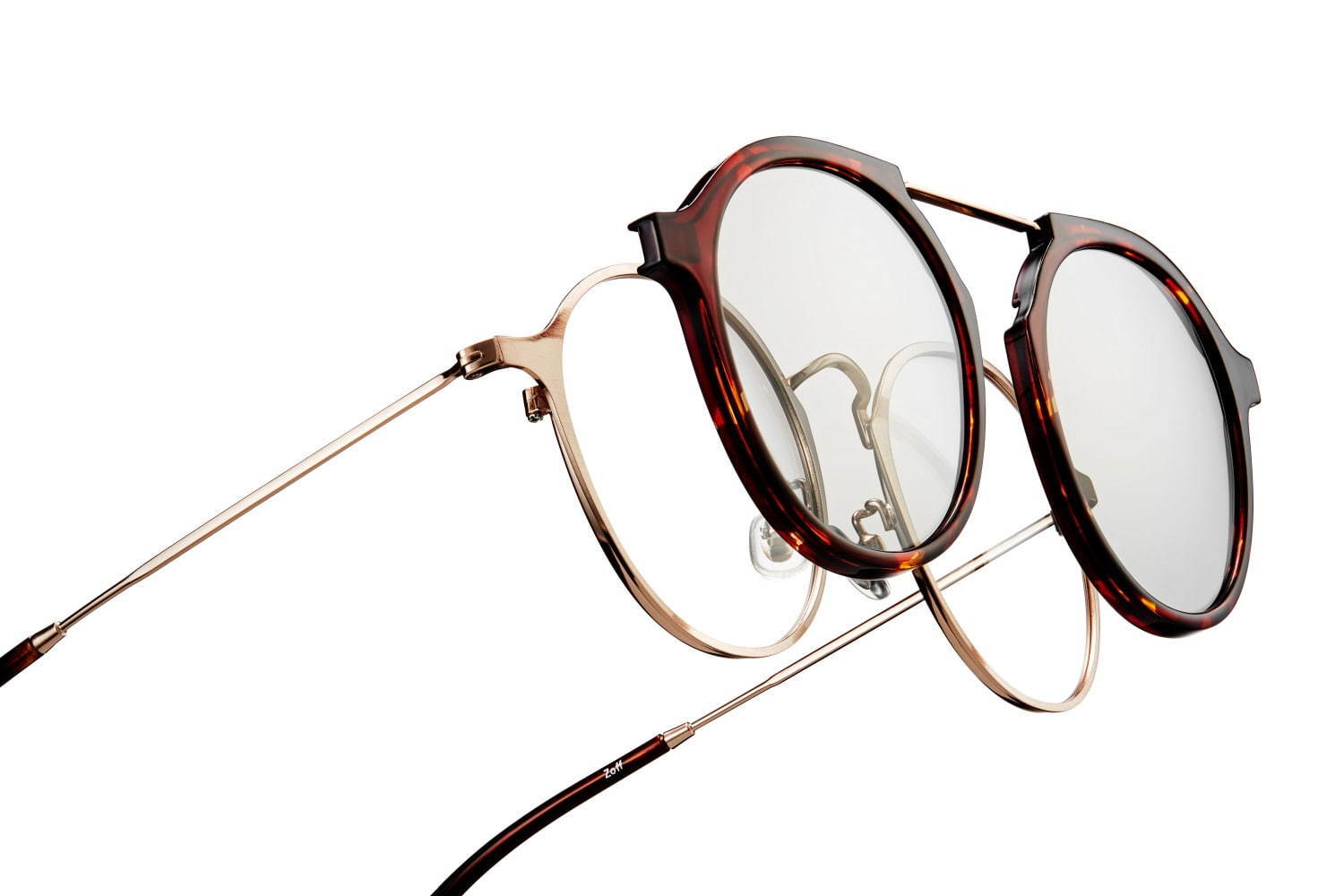Zoff×熊谷隆志のサングラス - ヴィンテージライクなデザイン、メガネとの2WAYタイプも | 写真