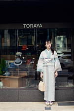 キモノ バイ ナデシコ、麻100％ストライプ柄きものや自宅で洗えるゆかた｜写真12