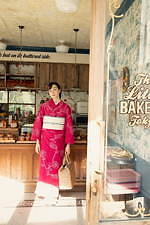 キモノ バイ ナデシコ、麻100％ストライプ柄きものや自宅で洗えるゆかた｜写真13