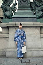 キモノ バイ ナデシコ、麻100％ストライプ柄きものや自宅で洗えるゆかた｜写真10