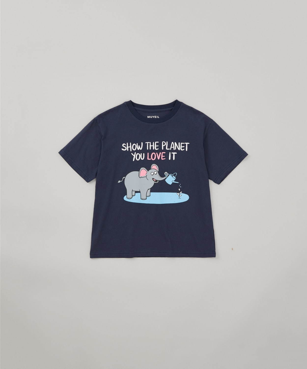 MUVEIL ミュベール チューリッププリントTシャツ 36 チュニック
