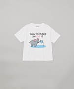 ミュベールのTシャツ ミュベールのアニマルTシャツ - イルカやゾウをモチーフに