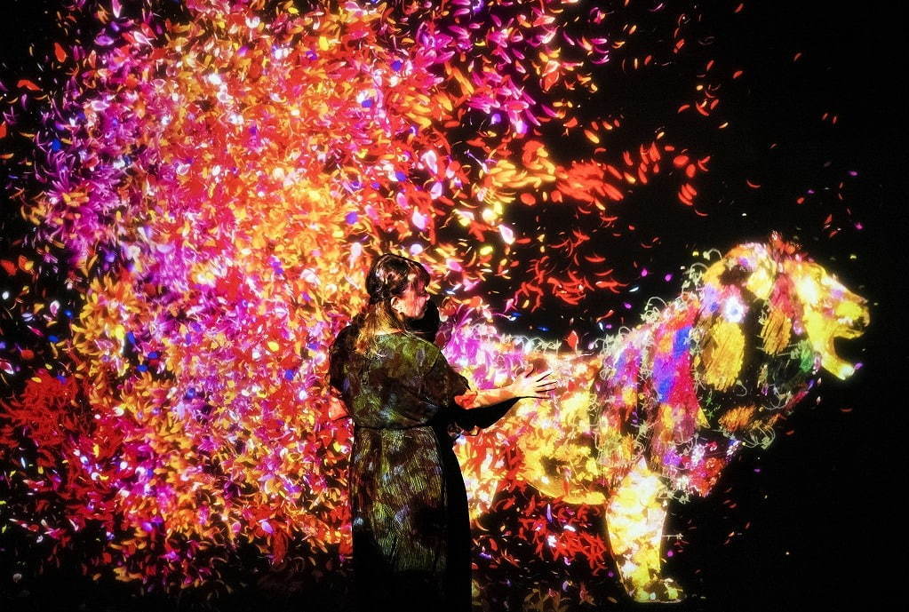 広島で「チームラボ 学ぶ！未来の遊園地と、花と共に生きる動物達」体験型デジタルアート展｜写真6