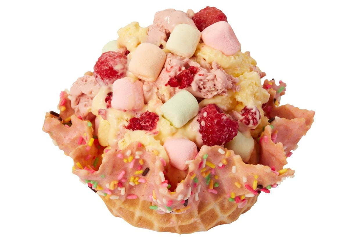 カスタードプリン｜コールドストーン、イースター限定でカスタードプリンやマスカットヨーグルトのカラフルアイス