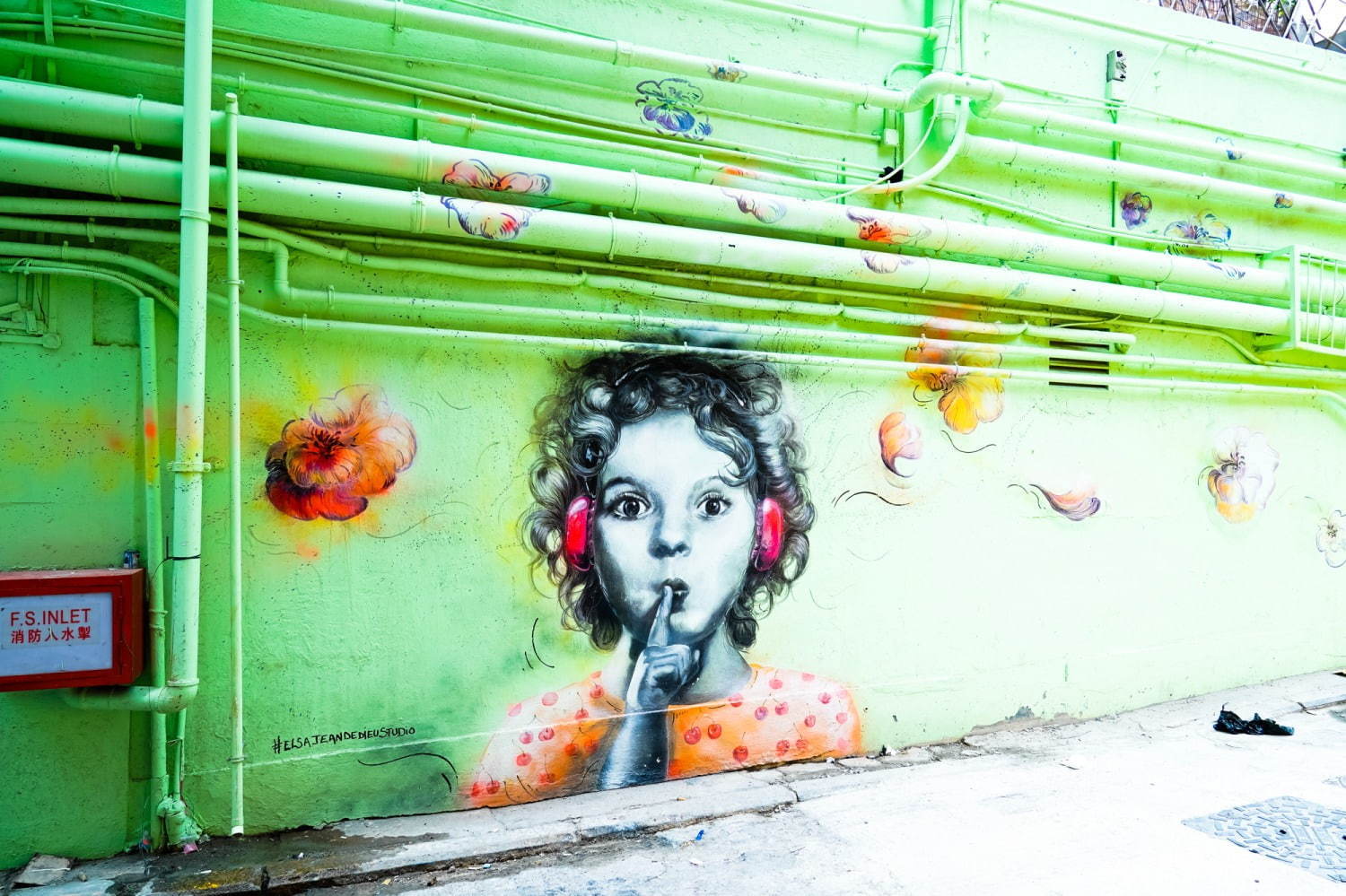 香港のストリートアートに注目 - 中環エリア・香取慎吾の壁画などおすすめ観光フォトスポット｜写真16