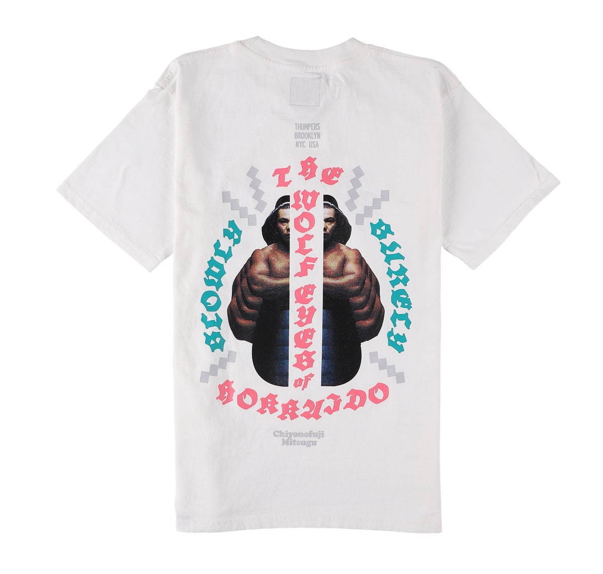 千代の富士×サンパーズ ニューヨークのコラボTシャツ、第58代横綱のグラフィックをデザイン｜写真2