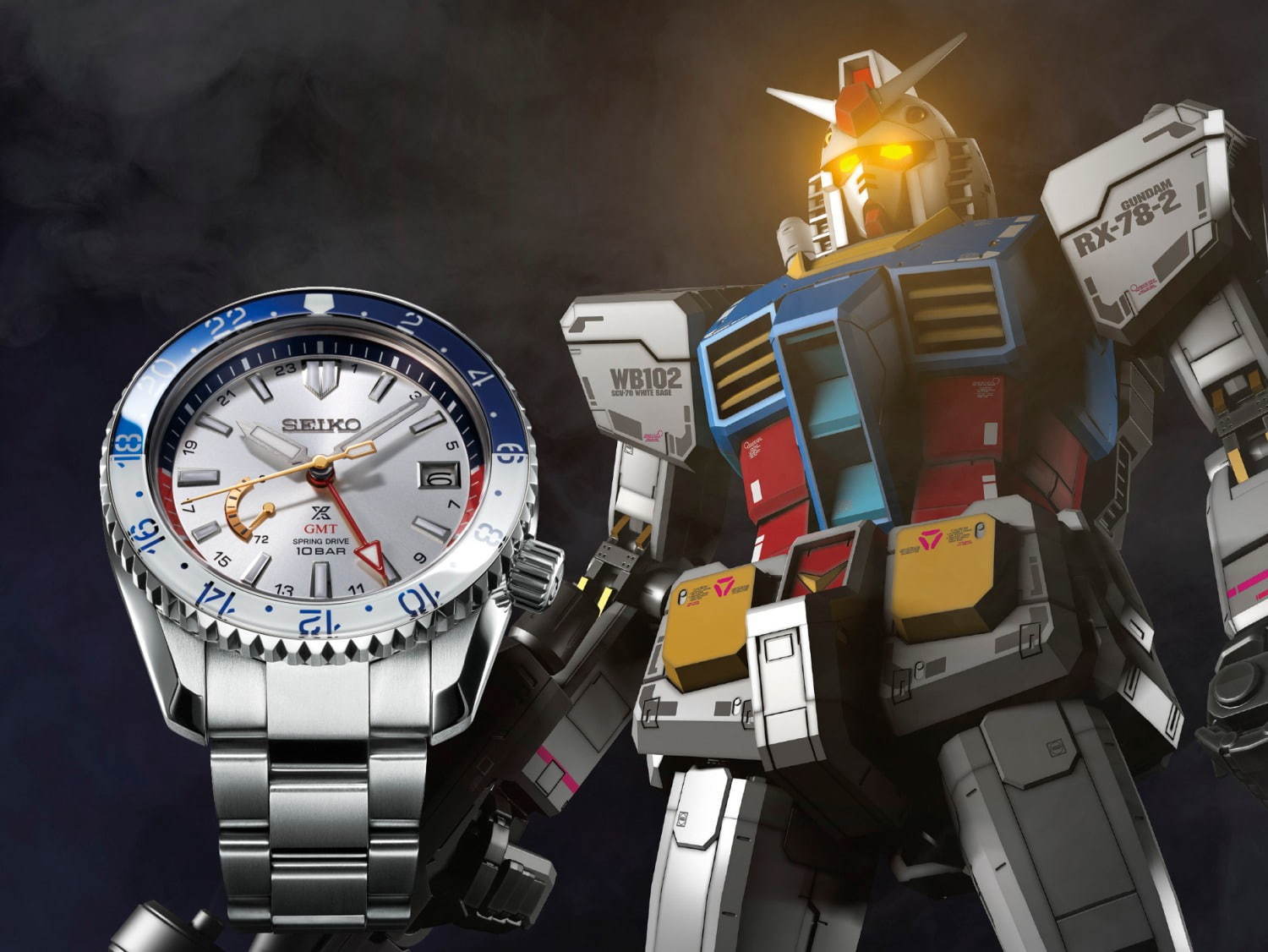 セイコー プロスペックス×機動戦士ガンダムの腕時計、ガンダム・シャアザク・量産型ザクをモチーフに｜写真2