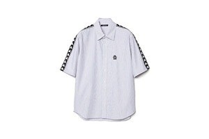 クリスチャンダダ×カッパ、ロゴテープ使用したストライプシャツやMA-1など