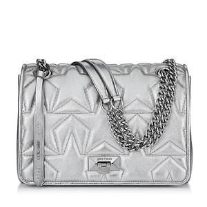 美品】JIMMY CHOO HELIA 良く キルティング ブラックショルダーバッグ