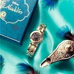 ☆限定品☆Disney アラジン 時計 金色 黒文字盤 wiccaシチズン
