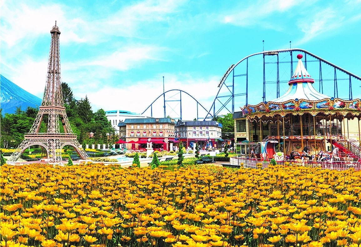 「フラワーフェスタ」富士急ハイランドの「リサとガスパール タウン」