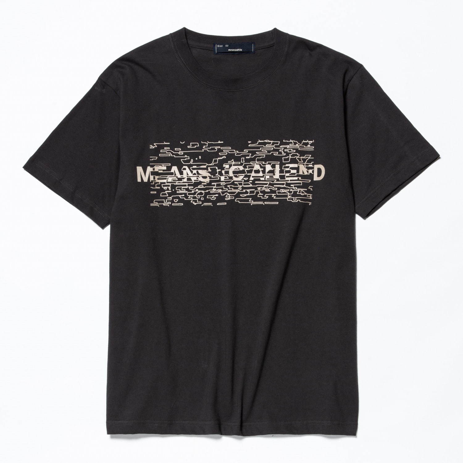 ミーンズワイル×Ray MasakiのコラボTシャツ＆パーカー、文字にモザイクをかけたデザイン｜写真32