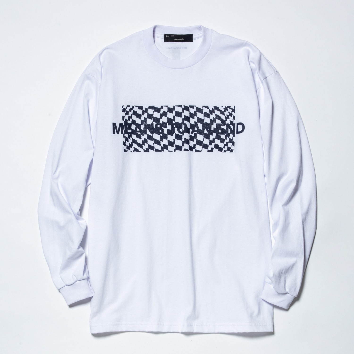 ミーンズワイル×Ray MasakiのコラボTシャツ＆パーカー、文字にモザイクをかけたデザイン｜写真21