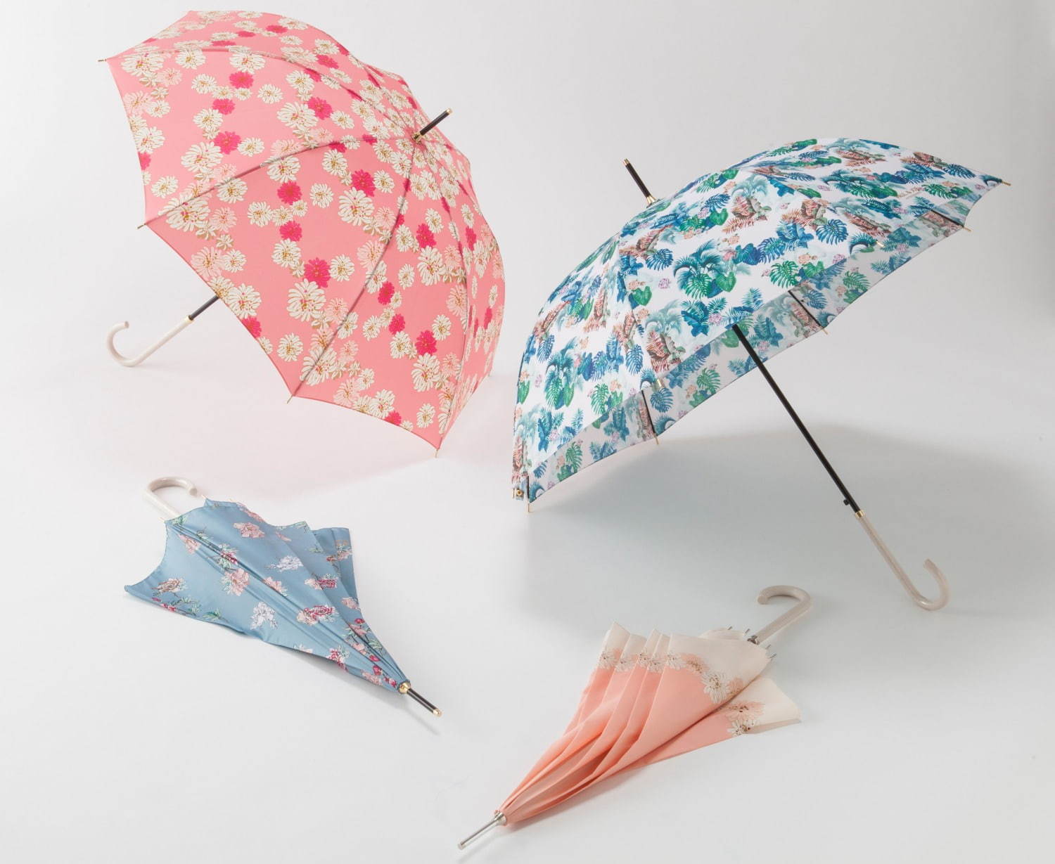 ポール ＆ ジョー アクセソワの新作傘＆パラソル - “おすまし猫”や花柄プリント、晴雨兼用も｜写真1
