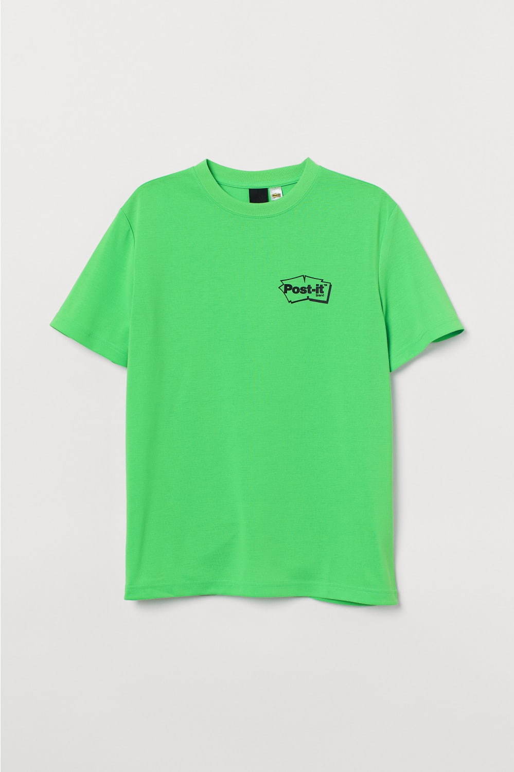 H&M×ポスト・イットのメンズウェア、“付箋”カラーのTシャツ＆ソックスやロゴプリントシャツ｜写真1