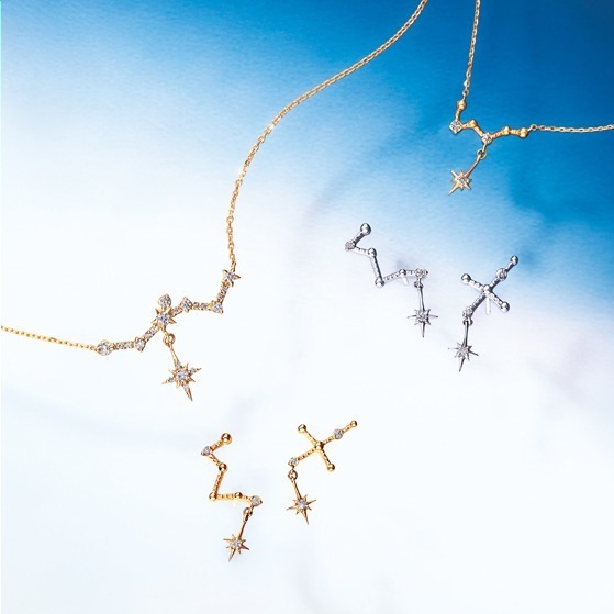 スタージュエリー 夏の星座 が輝く新作 白鳥座やカシオペア座をダイヤモンド 18金で表現 ファッションプレス