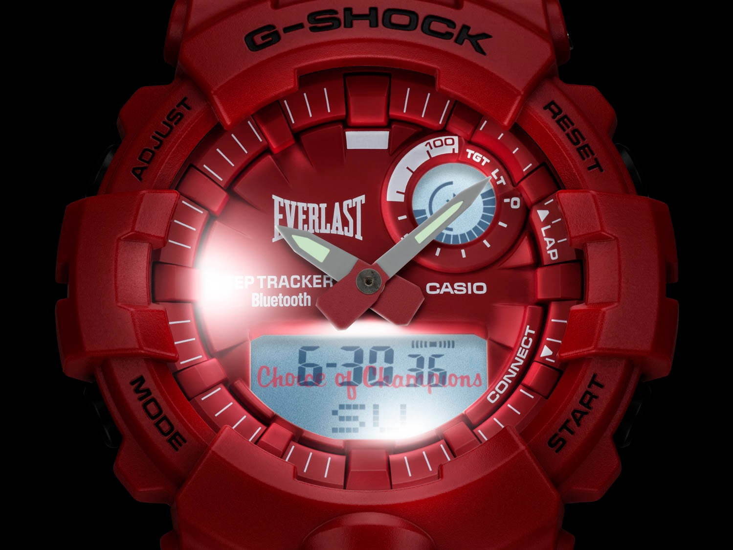 G-SHOCK×エバーラスト、ボクシンググローブの赤に染めたコラボ腕時計 -アプリ連携で運動サポート｜写真11